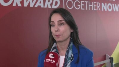 DEM Parti Eş Genel Başkanı Tülay Hatimoğulları, Barselona’da düzenlenen Küresel