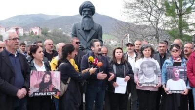 Tunceli’de sanatçılar bir araya gelerek Gülistan Doku için açıklama yaptı.