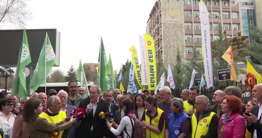 DEM Parti Eş Genel Başkanı Tuncer Bakırhan, Eğitim Sen'in Milli