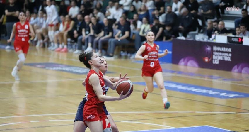 Turgutlu Belediyespor Kadın Basketbol Takımı, play-off yarı final serisinin ilk