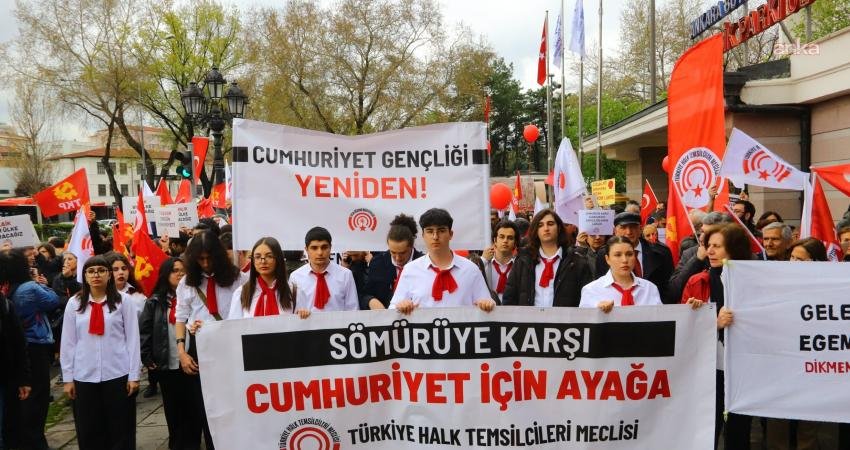 Türkiye Halk Temsilcileri Meclisi, Gençlik Parkı’ndan Birinci Meclis’e yürüdü. THTM Genel