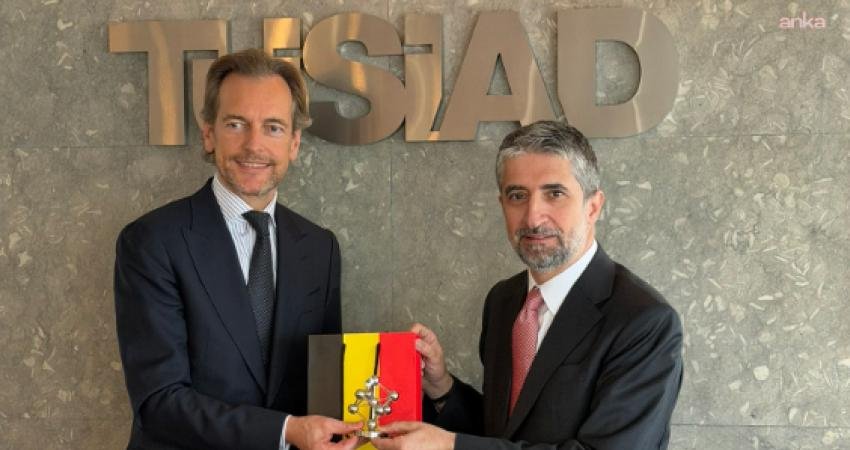 TÜSİAD Yönetim Kurulu Başkanı Ozan Diren, Belçika’nın Ankara Büyükelçisi Hendrik