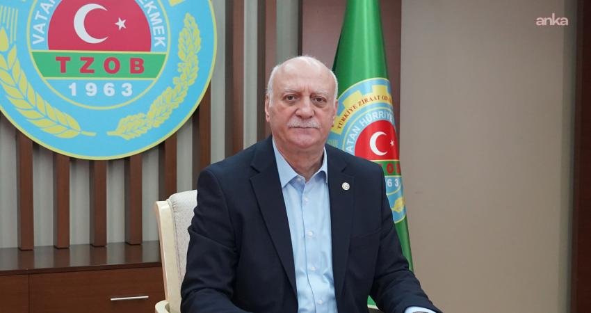 Türkiye Ziraat Odaları Birliği (TZOB) Genel Başkanı Şemsi Bayraktar, Mart ayında