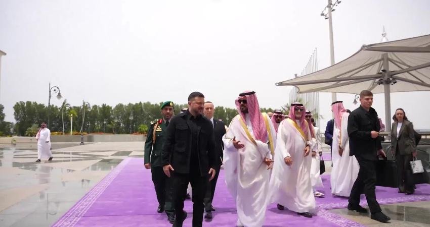 Ukrayna Devlet Başkanı Volodimir Zelenski, Suudi Arabistan’da Veliaht Prens Muhammed