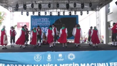 Bu yıl 486’ncı kez gerçekleştirilen Uluslararası Manisa Mesir Macunu Festivali,