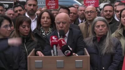 CHP Ankara İl Başkanı Ümit Erkol'un gözaltına alınmasının ardından, partinin