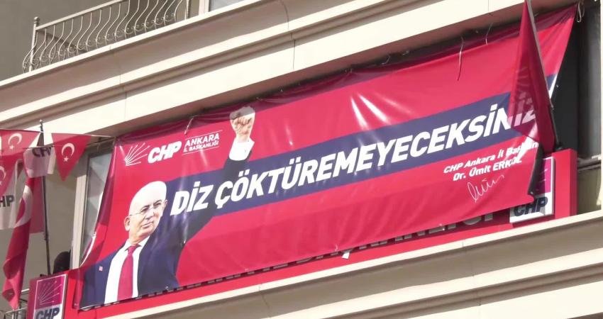 Ankara İl Başkanı Ümit Erkol’un tutuklanmasının ardından CHP İl Başkanları