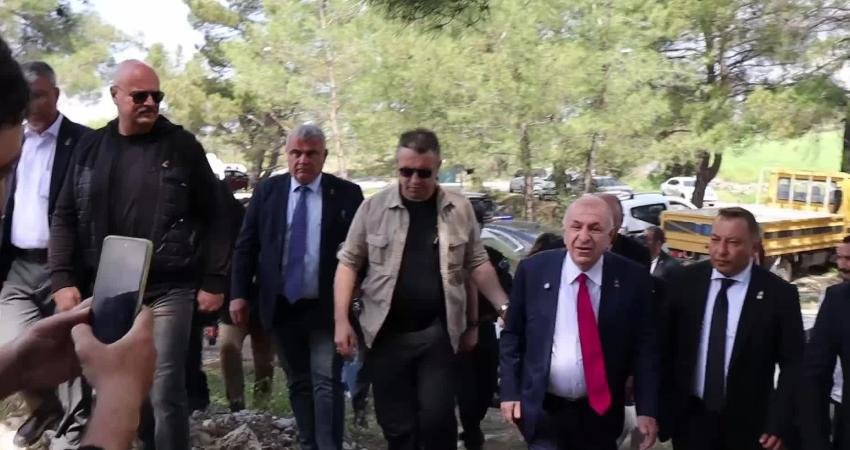 Zafer Patisi Genel Başkanı Ümit Özdağ, Muğla'da Akbelen Ormanı çevresindeki