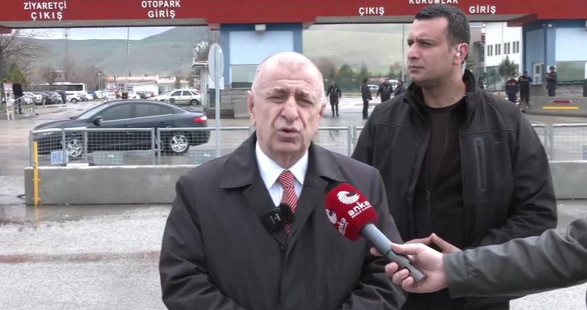 Zafer Partisi Genel Başkanı Ümit Özdağ, Sincan Cezaevi'nde tutuklu bulunan Bolu