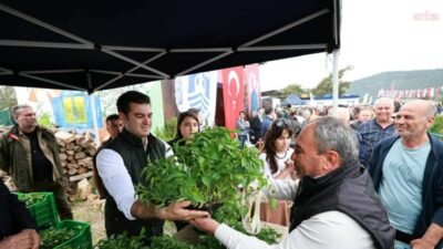 Bodrum Belediyesi’nin düzenlediği “Üreten Bodrum Buluşması” kapsamında Bahçeyaka Fide Üretim