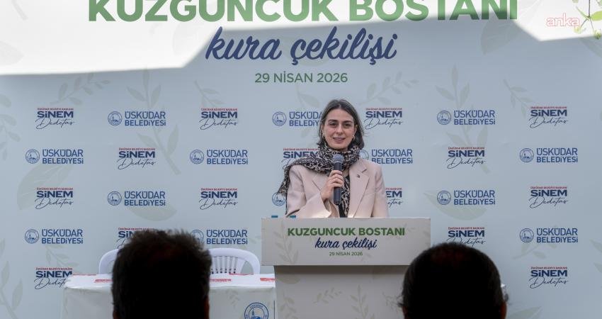 Üsküdar Belediyesi tarafından hayata geçirilen Kuzguncuk Bostanı’nda, bir yıllık ücretsiz