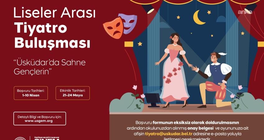 Üsküdar Belediyesi, tiyatroya ilgi duyan gençleri sahneyle buluşturacak anlamlı bir