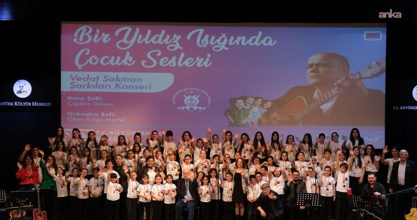 Türk müziğinin usta isimlerinden Vedat Sakman’ın eserleri, Büyükçekmece Çocuk Korosu’nun