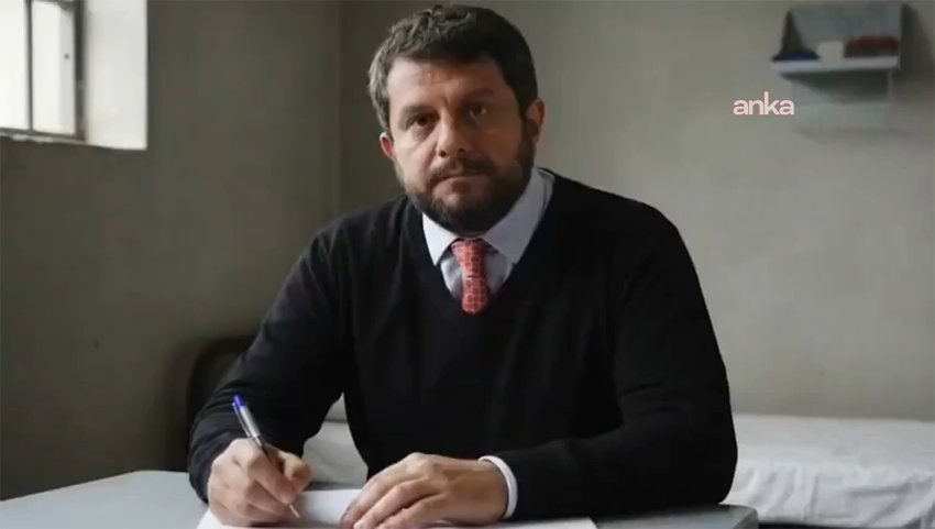 Gezi Parkı Davası hükümlüsü Can Atalay, TBMM Başkanı Numan Kurtulmuş'a