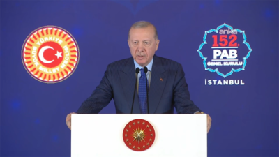Cumhurbaşkanı Recep Tayyip Erdoğan, Dolmabahçe Sarayı'nda 152. Parlamentolar Arası Birlik