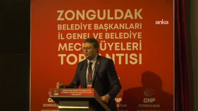 CHP Örgütlerden Sorumlu Genel Başkan Yardımcısı Ensar Aytekin, Zonguldak’ta düzenlenen