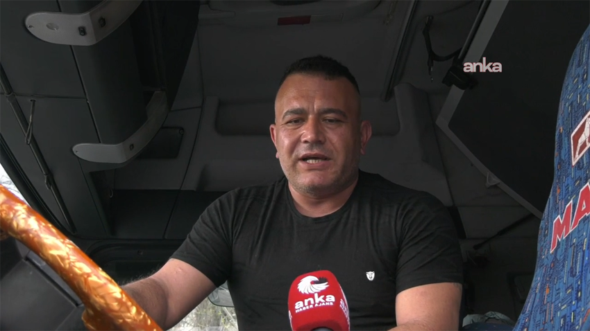 Tır sürücüsü Hakan Türkdoğan, bu gece yarısında geçerli olacak motorine