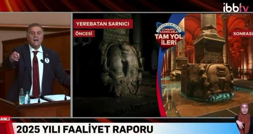 İstanbul Büyükşehir Belediye (İBB) Başkanvekili Nuri Aslan, İBB Meclisi’nde yaptığı