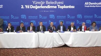 Yüreğir Belediye Başkanı Ali Demirçalı, 2'nci Yıl Değerlendirme Toplantısı'nda görev