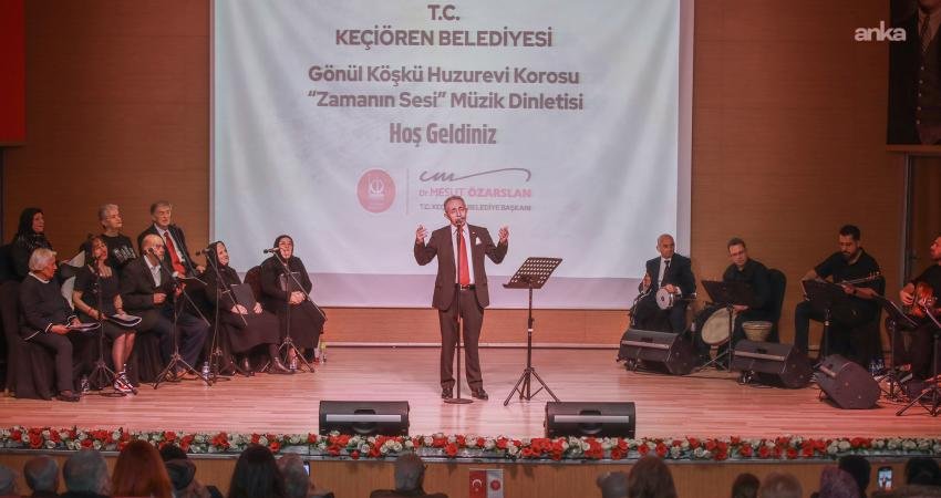 “Zamanın Sesi” Keçiören’de yankılandı Keçiören Belediyesi’ne bağlı Gönül Köşkü Huzurevi sakinlerinden oluşan koro, uzun
