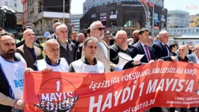 Zonguldak’ta 1 Mayıs Uluslararası Birlik, Mücadele ve Dayanışma Günü için