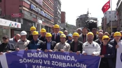 Zonguldak Demokrasi Platformu bileşenleri ile Genel Maden İşçileri Sendikası (GMİS),
