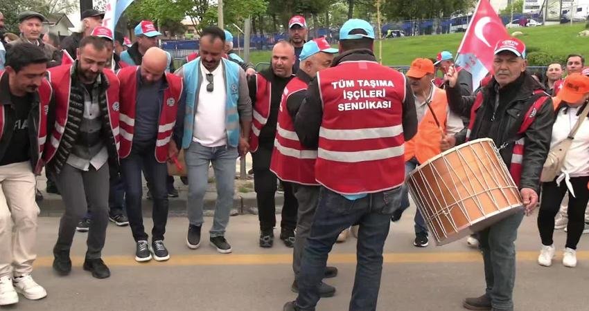 Ankara'da 1 Mayıs Emek ve Dayanışma Günü, on binlerin katılımıyla
