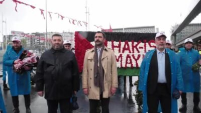 HAK-İŞ, 1 Mayıs Emek ve Dayanışma Günü dolayısıyla Taksim Cumhuriyet
