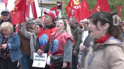 Türkiye Komünist Partisi (TKP) Anıtpark'ta 1 Mayıs Emek ve Dayanışma
