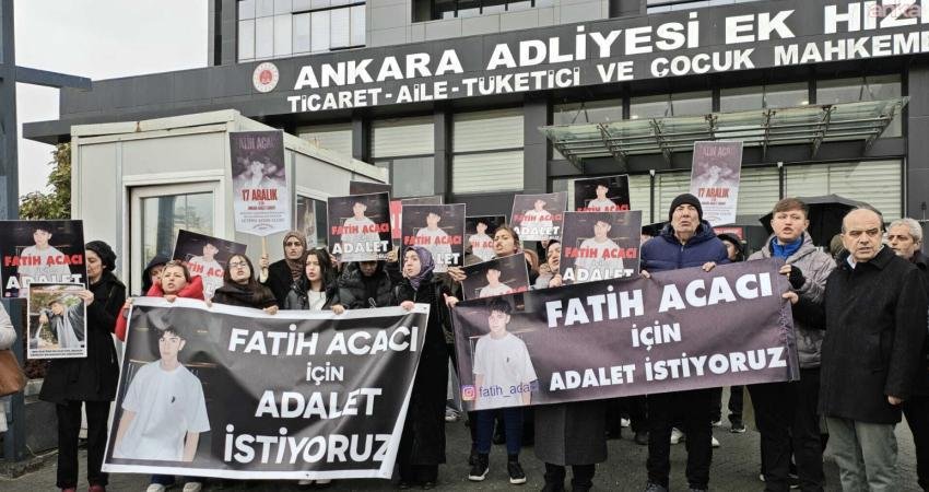 Ankara’da 15 yaşındaki Fatih Acacı’nın bıçaklanarak öldürülmesine ilişkin davada, suça