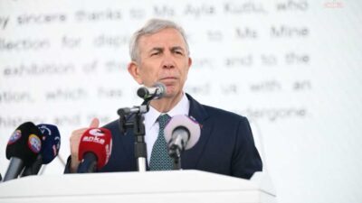 ABB Başkanı Mansur Yavaş, ABB tarafından restorasyonu yapılan Hallaçlı Mehmet