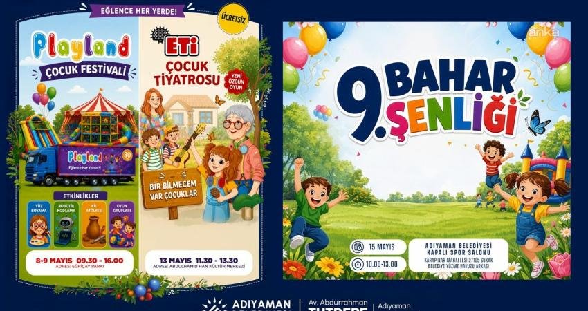 Adıyaman Belediyesi tarafından bu yıl dokuzuncusu düzenlenen "Bahar Şenlikleri", 8-15
