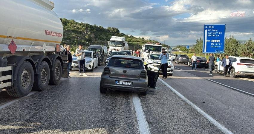 Adıyaman’ın Gölbaşı ilçesinde iki otomobilin kafa kafaya çarpışması sonucu hayatını