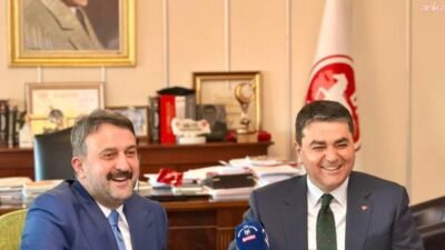 AKK Başkanı Halil İbrahim Yılmaz, Demokrat Parti Genel Merkezi’nde Genel