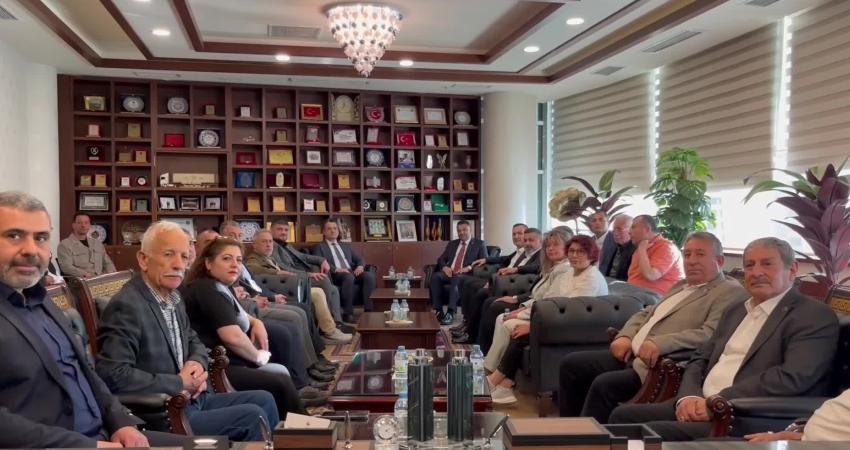 İYİ Parti Genel Başkan Yardımcıları Burak Dalgın ve Turan Yaldır,