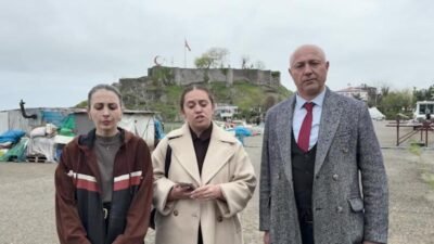 Giresun’un Tirebolu ilçesine bağlı Sekü Köyü’nde Alagöz Maden’in faaliyetlerine karşı