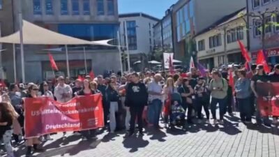 Almanya genelinde 1 Mayıs etkinliklerinde sendikalar, iş güvencesinin zayıfladığına dikkati