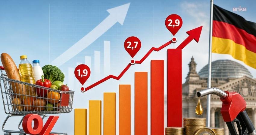 Almanya’da enflasyon Nisan ayında enerji fiyatlarındaki sert yükselişin etkisiyle yüzde