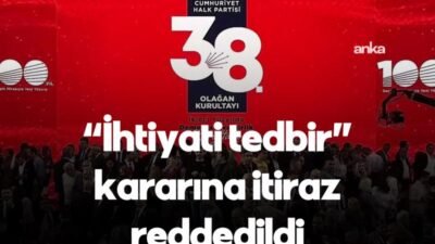 Ankara Bölge Adliye Mahkemesi (BAM) 36. Hukuk Dairesi, CHP Kurultayı'na