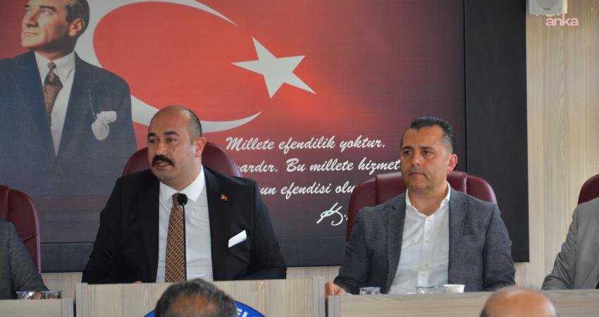 Ankara Divriği Kültür Derneği Başkanı Hurşit Aydoğan ve beraberindeki heyet,