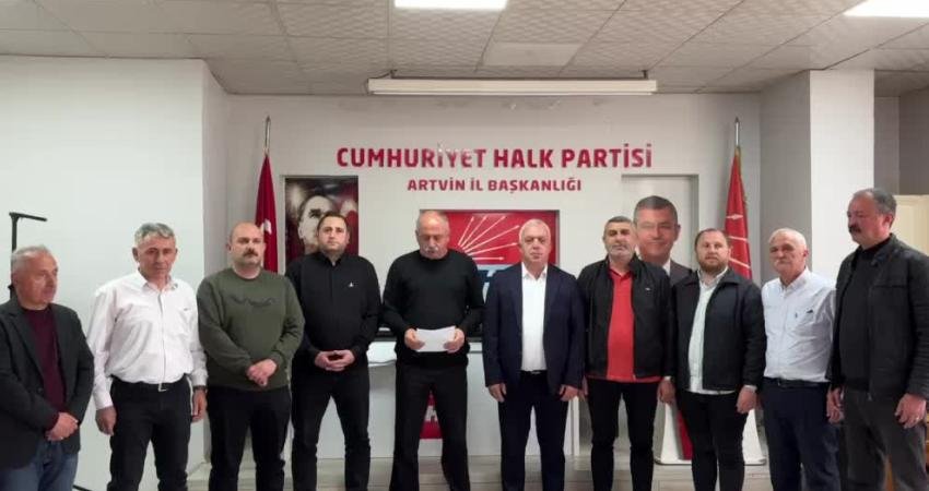 CHP Artvin İl ve İlçe Başkanlıkları, Genel Başkan Özgür Özel’e