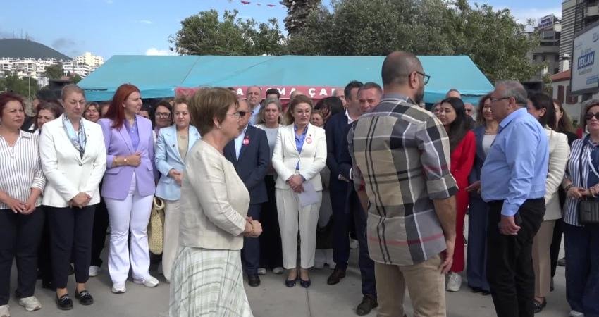 CHP Kadın Kolları Genel Başkanı Asu Kaya, tutuklu Kuşadası Belediye
