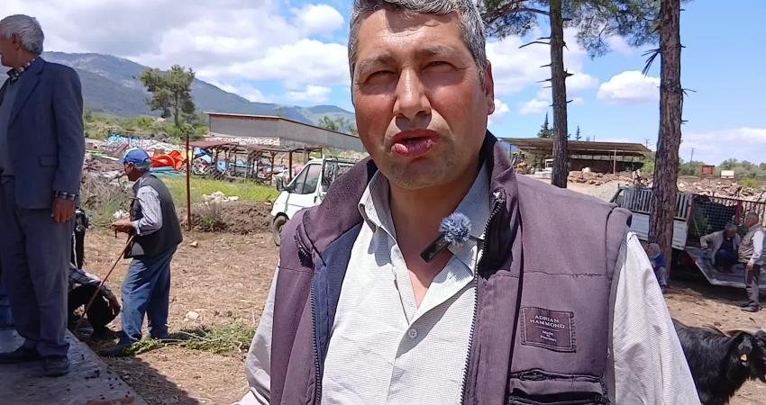 Kurban Bayramı öncesinde Aydın’ın Karacasu ilçesindeki kurban pazarında ne alıcının