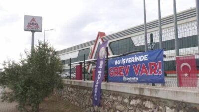 İzmir'de 516 gündür grevde olan Temel Conta işçilerini ziyaret eden