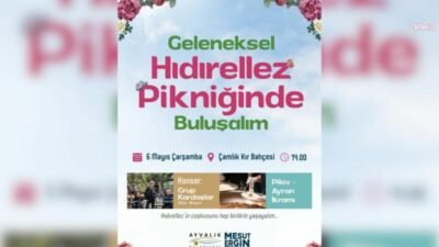 Ayvalık'ta baharın gelişi, 6 Mayıs Çarşamba günü saat 13.30’da Çamlık