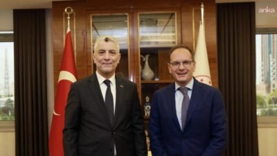 Ticaret Bakanı Ömer Bolat, İtalya’nın Ankara Büyükelçisi Giuseppe Manzo ile