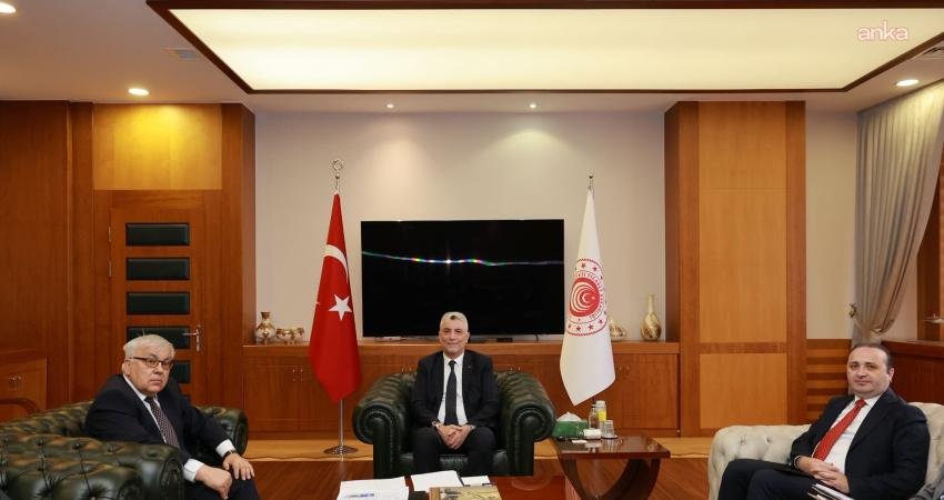 Ticaret Bakanı Ömer Bolat, Rusya Federasyonu Ankara Büyükelçisi Sergey Verşinin ile