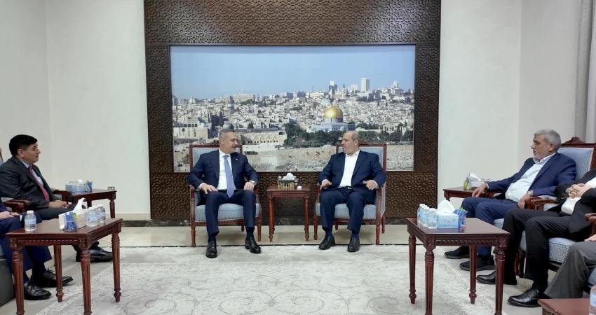Dışişleri Bakanı Hakan Fidan, dün Hamas Siyasi Büro Üyesi Halil