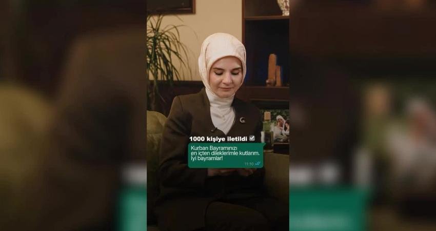 Bakan Göktaş: “Bayram mesajla değil, muhabbetle güzeldir” Aile ve Sosyal Hizmetler Bakanı Mahinur Özdemir Göktaş, "Bu bayram