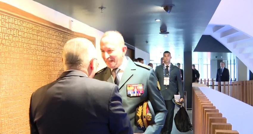 Milli Savunma Bakanı Yaşar Güler, Lübnan Silahlı Kuvvetleri Komutanı Korgeneral